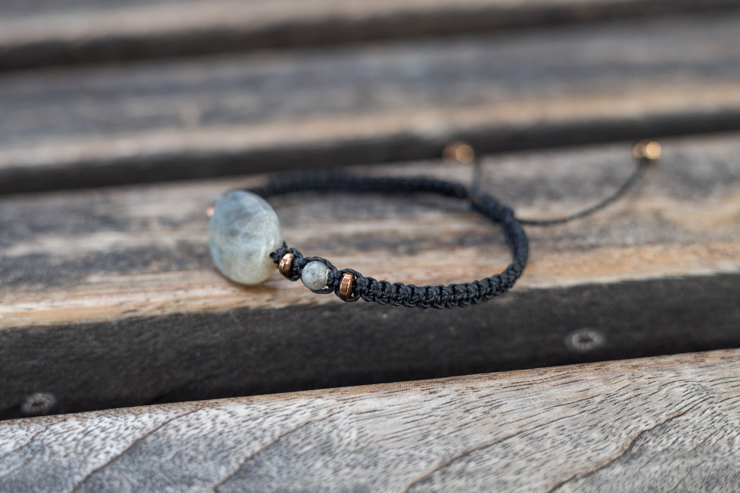 Grey Labradorite Bracelet - Classic Collection n.3