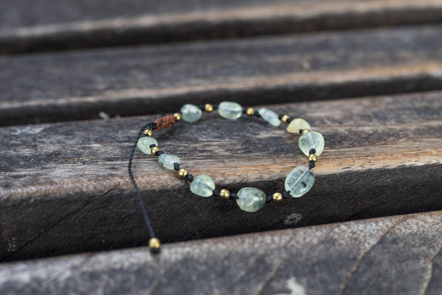 Tumbled Prehnite Bracelet - Semplicity Collection