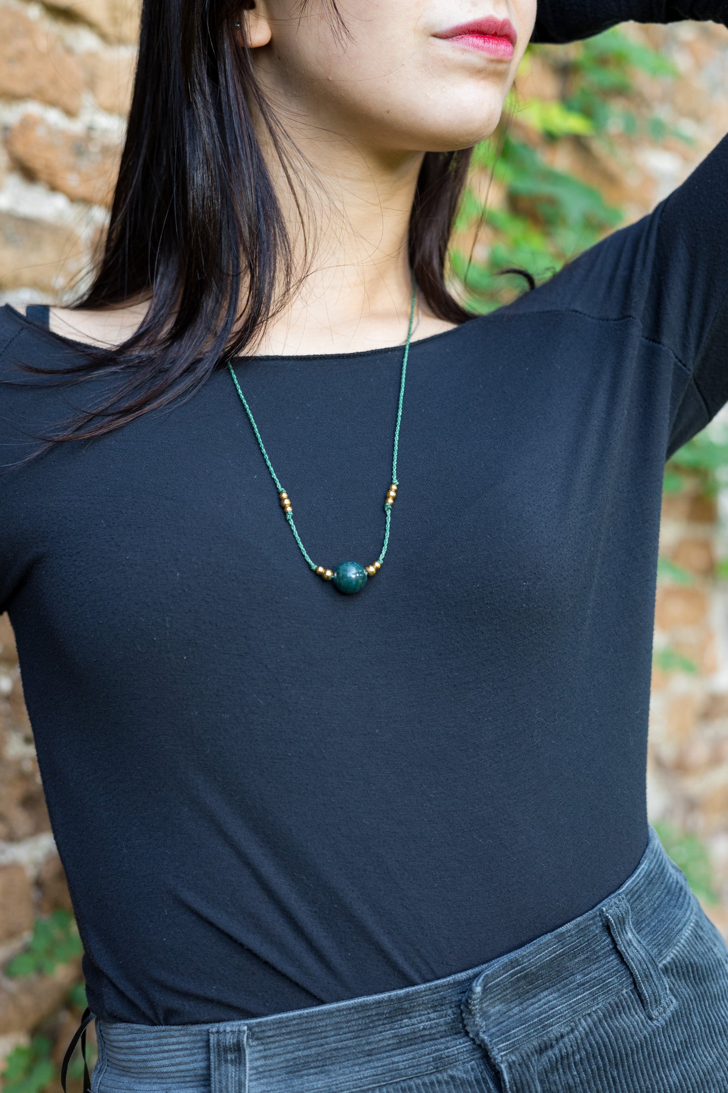 Green Jasper Necklace