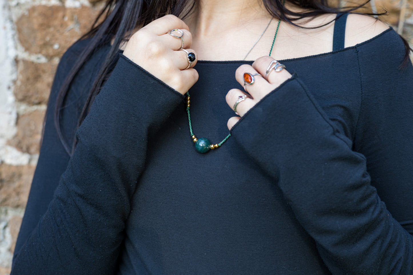 Green Jasper Necklace