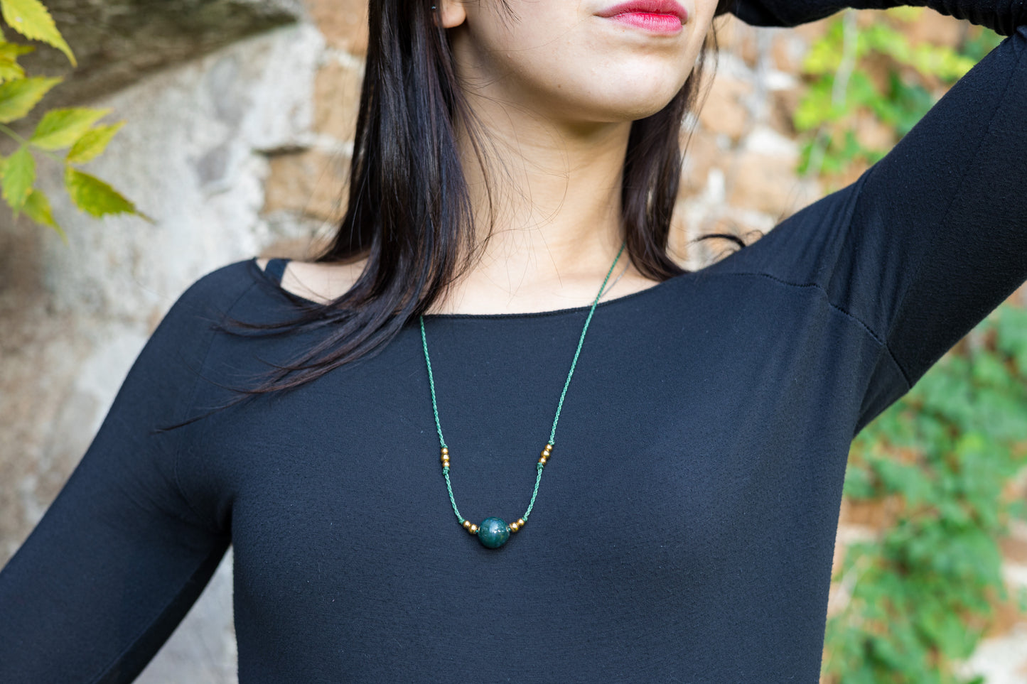 Green Jasper Necklace